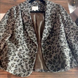 Loft animal print jacket